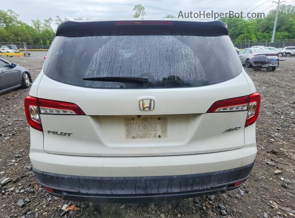 5FNYF6H16LB009096 2020 HONDA PILOT Белый Вид сзади