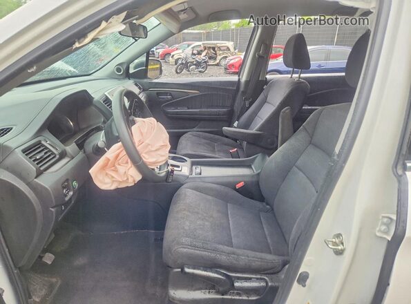 5FNYF6H16LB009096 2020 HONDA PILOT Белый Вид салона спереди