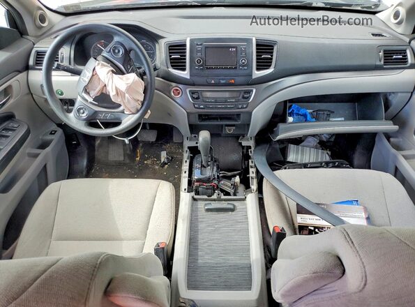 5FNYF6H19HB036462 2017 HONDA PILOT Blue წინა პანელის ხედი