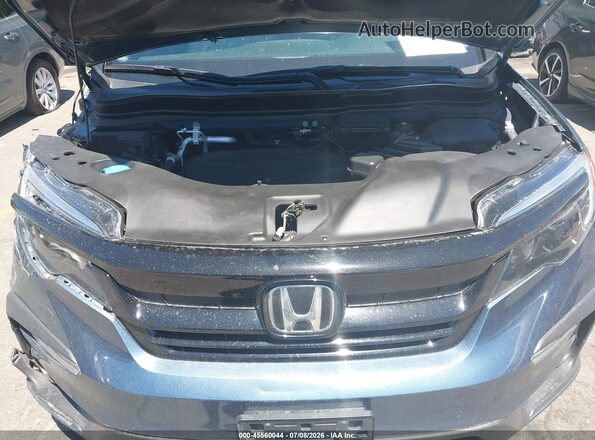 5FNYF6H20NB026679 2022 HONDA PILOT Blue Vista trasera