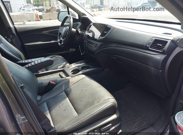 5FNYF6H20NB056202 2022 HONDA PILOT Gray წინა სალონის ხედი