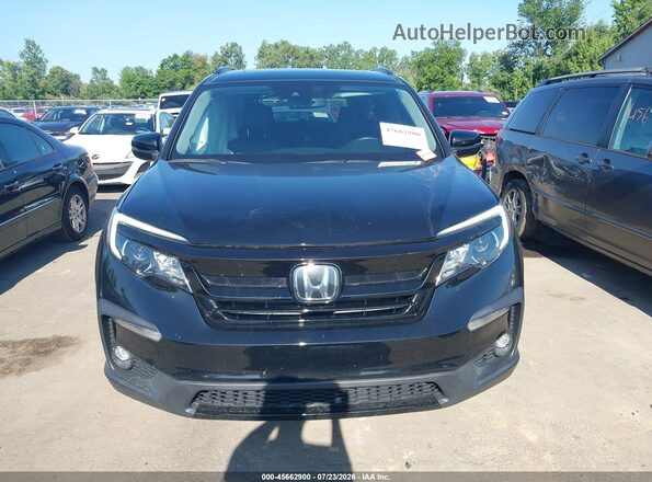 5FNYF6H21MB100237 2021 HONDA PILOT Black Vista del cuadro de instrumentos