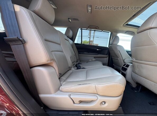 5FNYF6H21NB005209 2022 HONDA PILOT Red Widok z przodu