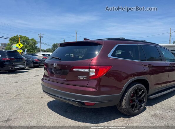 5FNYF6H21NB005209 2022 HONDA PILOT Red Tył prawy