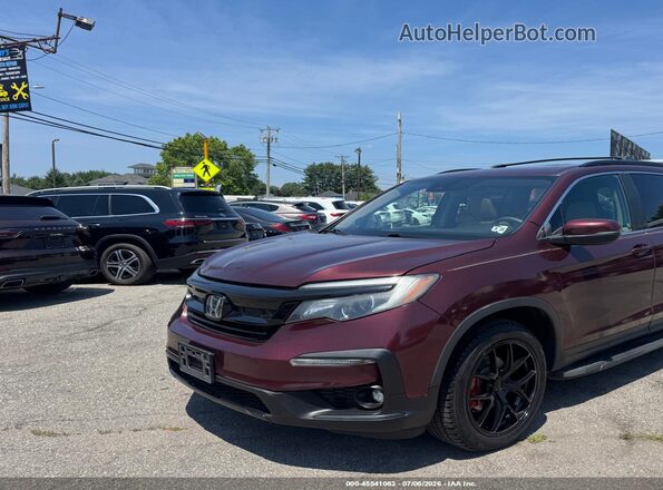 5FNYF6H21NB005209 2022 HONDA PILOT Red Przód lewy