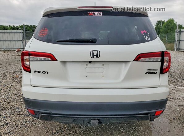 5FNYF6H22MB097316 2021 HONDA PILOT White Вид ззаду