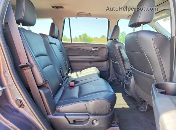 5FNYF6H23MB098751 2021 HONDA PILOT Gray უკანა სალონის ხედი