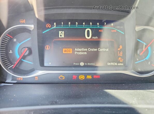5FNYF6H23MB098751 2021 HONDA PILOT Gray ხელსაწყოთა პანელის ხედი