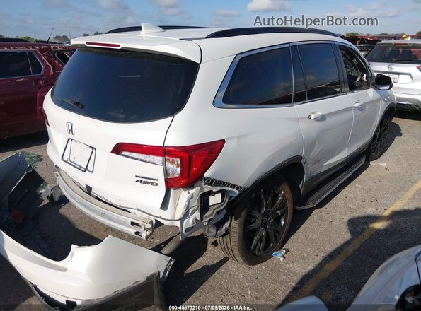 5FNYF6H24MB102659 2021 HONDA PILOT Белый Задняя правая четверть