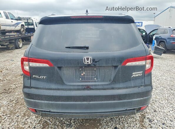 5FNYF6H25MB034288 2021 HONDA PILOT Black Вид ззаду