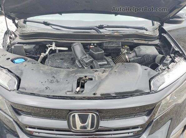 5FNYF6H25MB034288 2021 HONDA PILOT Black Вид підкапотного простору
