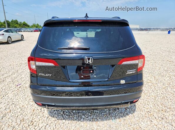 5FNYF6H25NB076980 2022 HONDA PILOT Black Հետևի տեսք