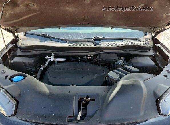 5FNYF6H25NB076980 2022 HONDA PILOT Black Շարժիչի բաժամունքի տեսք