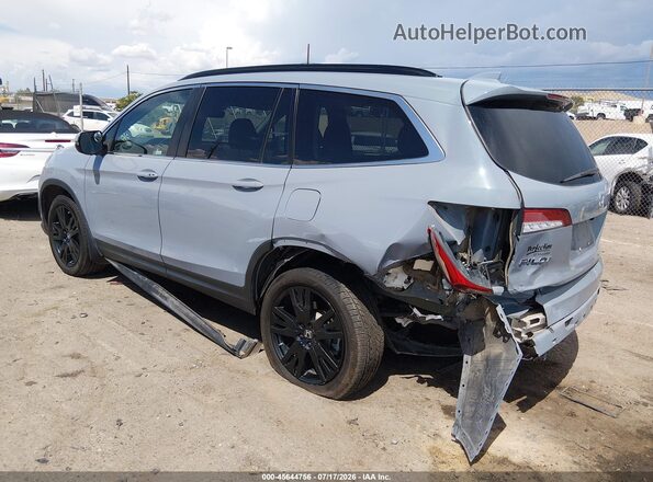5FNYF6H26NB055989 2022 HONDA PILOT Blue Задня ліва чверть