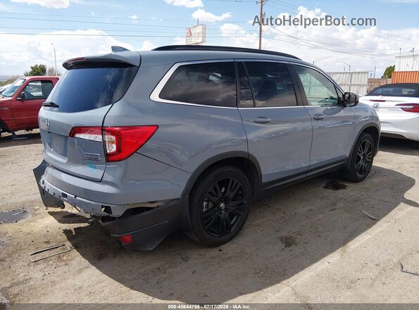 5FNYF6H26NB055989 2022 HONDA PILOT Blue Задня права чверть