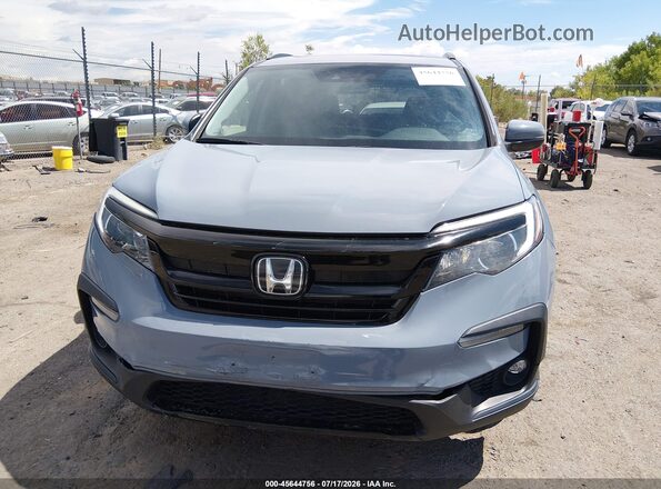 5FNYF6H26NB055989 2022 HONDA PILOT Blue Вид задньої частини салону