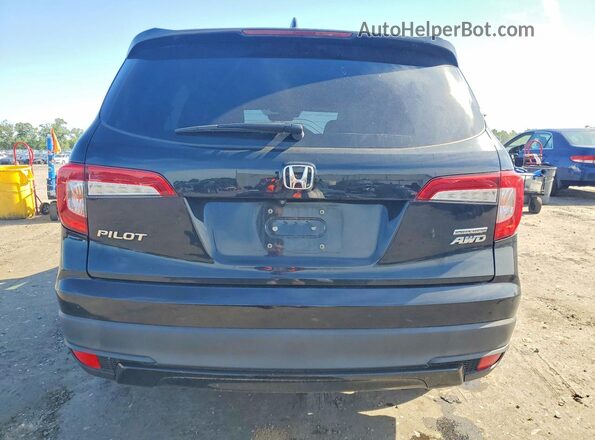5FNYF6H27MB027939 2021 HONDA PILOT Black Rear view