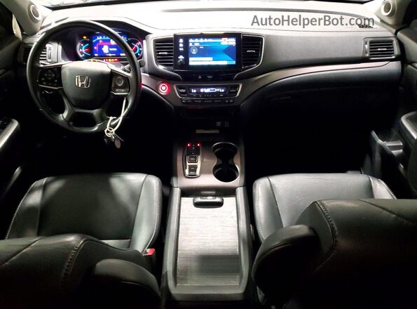 5FNYF6H27MB051383 2021 HONDA PILOT Black Vista del salpicadero