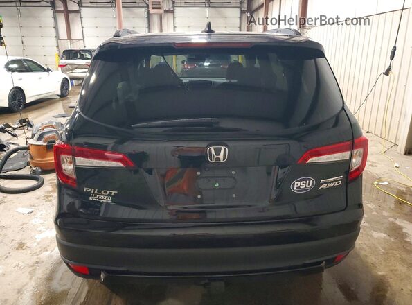 5FNYF6H27MB051383 2021 HONDA PILOT Black Vista trasera