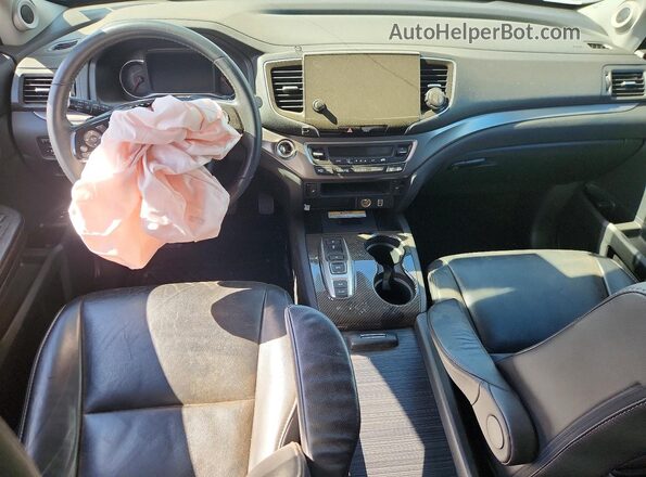 5FNYF6H27NB045200 2022 HONDA PILOT Gray Vista del salpicadero