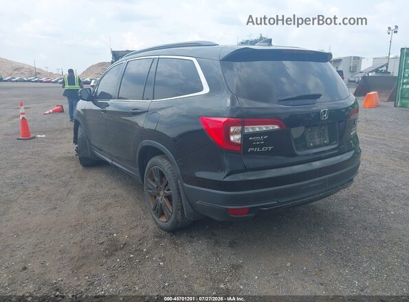 5FNYF6H27NB101894 2022 HONDA PILOT Black Trasero izquierdo
