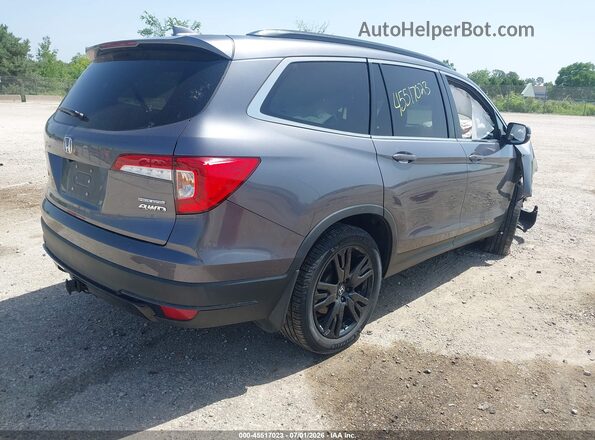 5FNYF6H28MB035886 2021 HONDA PILOT Gray Tył prawy
