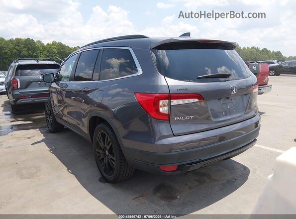5FNYF6H28MB078608 2021 HONDA PILOT Gray Задня ліва чверть