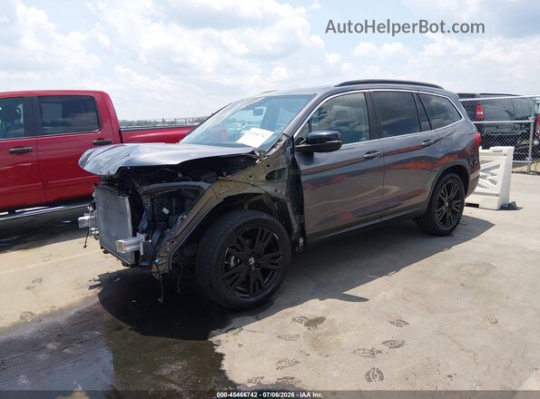 5FNYF6H28MB078608 2021 HONDA PILOT Gray Передня ліва чверть