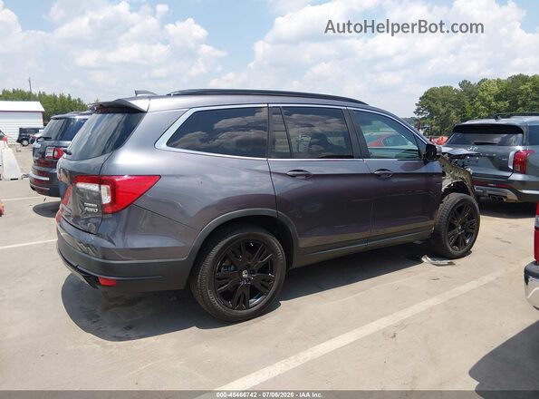 5FNYF6H28MB078608 2021 HONDA PILOT Gray Вид задньої частини салону