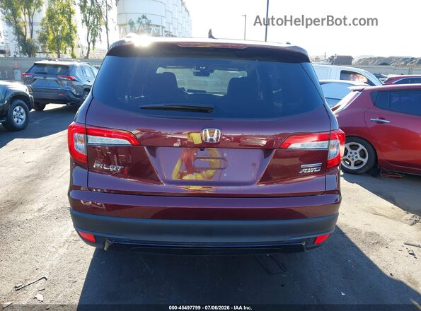 5FNYF6H28NB088041 2022 HONDA PILOT Бордовый 