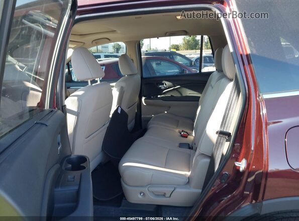 5FNYF6H28NB088041 2022 HONDA PILOT Бордовый Вид наклейки с VIN-кодом