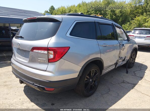 5FNYF6H28NB095233 2022 HONDA PILOT Silver Rear right