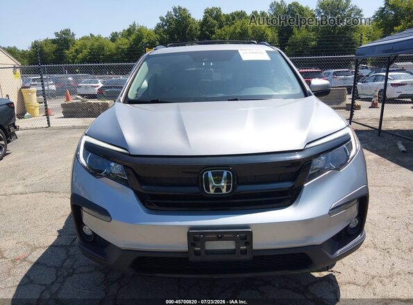 5FNYF6H28NB095233 2022 HONDA PILOT Silver Instrument cluster view