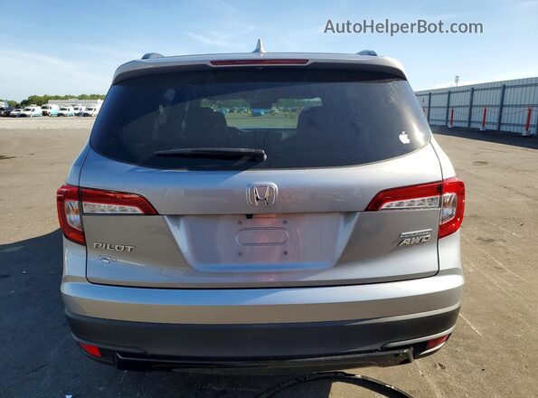 5FNYF6H28NB096477 2022 HONDA PILOT Silver Հետևի տեսք