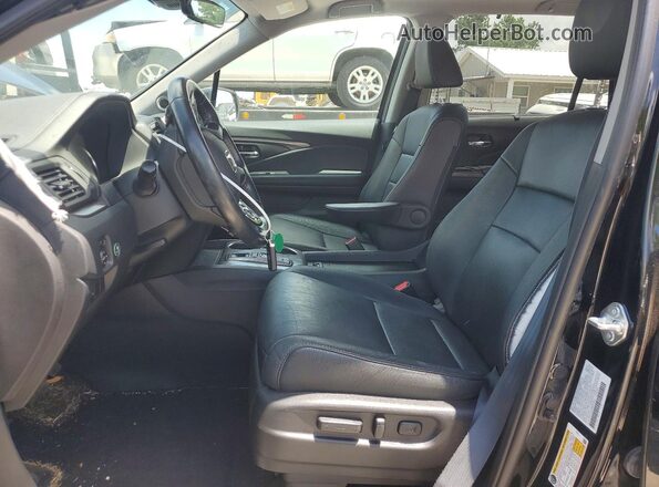 5FNYF6H29MB093831 2021 HONDA PILOT Black Front interior view