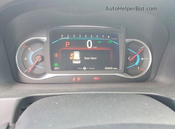 5FNYF6H29MB093831 2021 HONDA PILOT Black Instrument cluster view