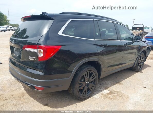 5FNYF6H29NB077517 2022 HONDA PILOT Black Задня права чверть