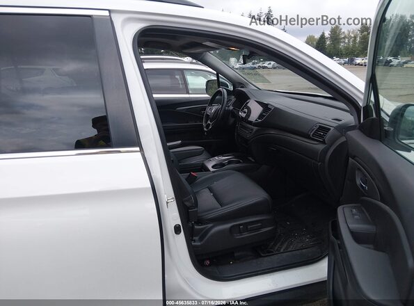 5FNYF6H2XMB007202 2021 HONDA PILOT Белый Вид салона спереди
