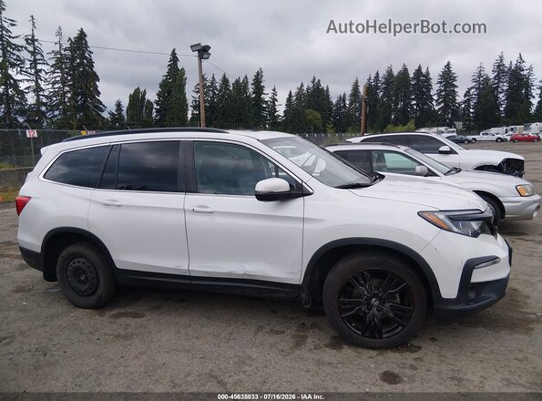 5FNYF6H2XMB007202 2021 HONDA PILOT Белый Вид задней части салона