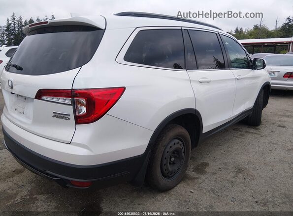 5FNYF6H2XMB007202 2021 HONDA PILOT Белый Задняя правая четверть