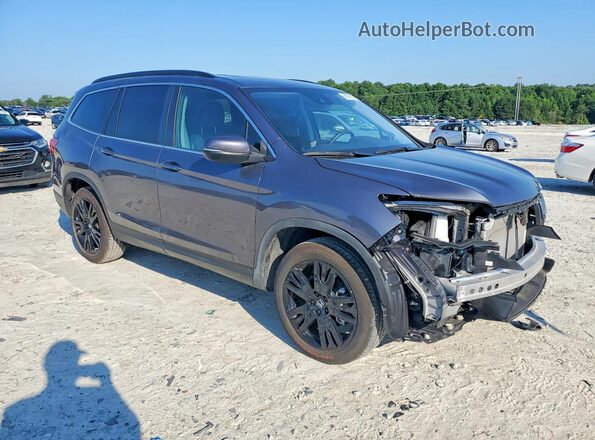 5FNYF6H2XMB032133 2021 HONDA PILOT Gray Передня права чверть