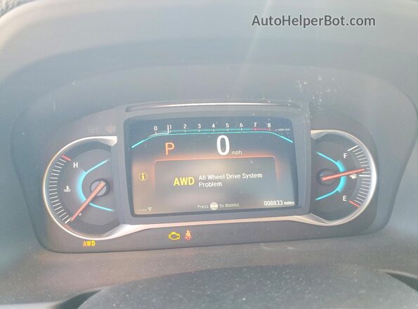 5FNYF6H2XMB032133 2021 HONDA PILOT Gray Вид щитка приладів
