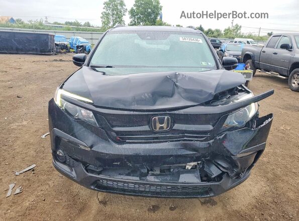 5FNYF6H2XNB005371 2022 HONDA PILOT Black Vista frontal