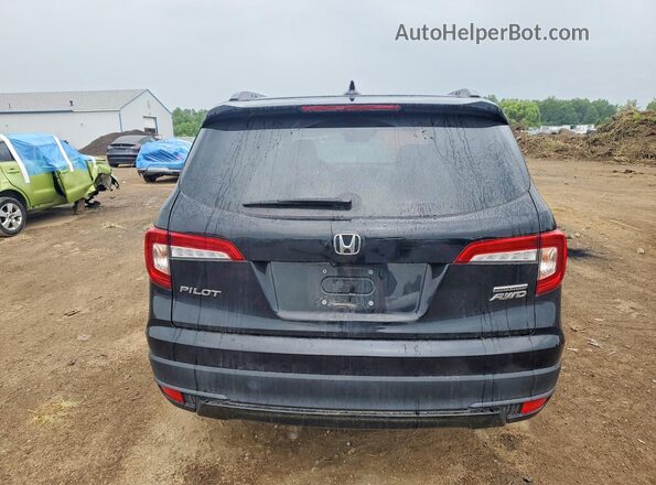 5FNYF6H2XNB005371 2022 HONDA PILOT Black Vista trasera