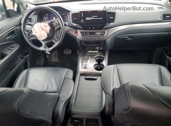 5FNYF6H2XNB005371 2022 HONDA PILOT Black Vista del salpicadero
