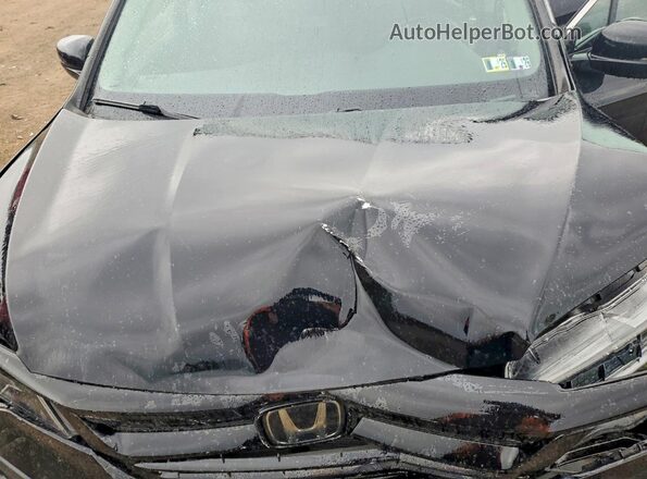 5FNYF6H2XNB005371 2022 HONDA PILOT Black Vista del compartimento del motor