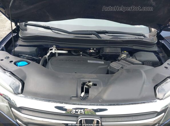 5FNYF6H30HB072090 2017 HONDA PILOT Blue უკანა ხედი