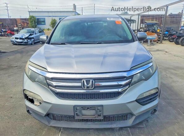 5FNYF6H30JB042870 2018 HONDA PILOT Silver Widok z przodu