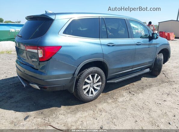 5FNYF6H30MB072326 2021 HONDA PILOT Синий Задняя правая четверть