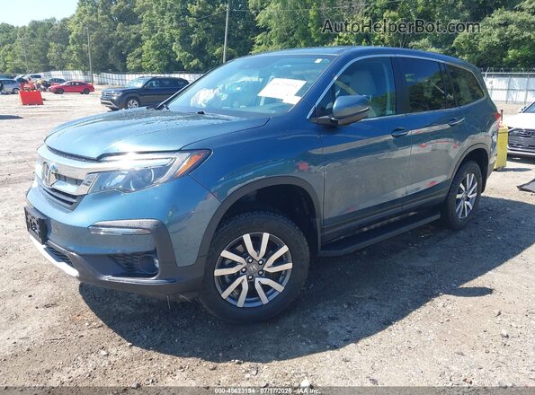 5FNYF6H30MB072326 2021 HONDA PILOT Синий Передняя левая четверть